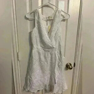 Summer White Dress Japna Size M
